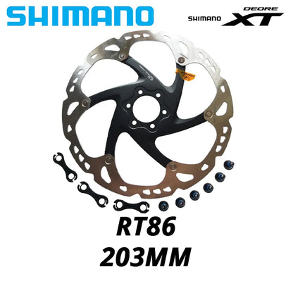 Shimano Deore XT RT86 6-Bolt Ice-Tech Disc Brake Rotor 160/180/203mm - EXPROTAS