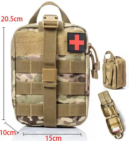 Tactical First Aid Kits Medical Bag Emergency Outdoor Hunting Car Camping Molle Survival Tool EDC Pouch Organizer Medical Bag-EXPROTAS