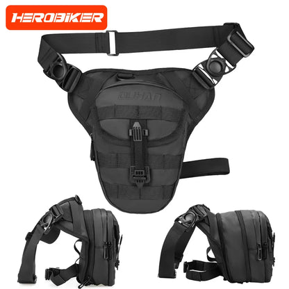 Motorcycle Bag Waterproof Drop Leg Waist Pack Thigh Hip Bags for Riding