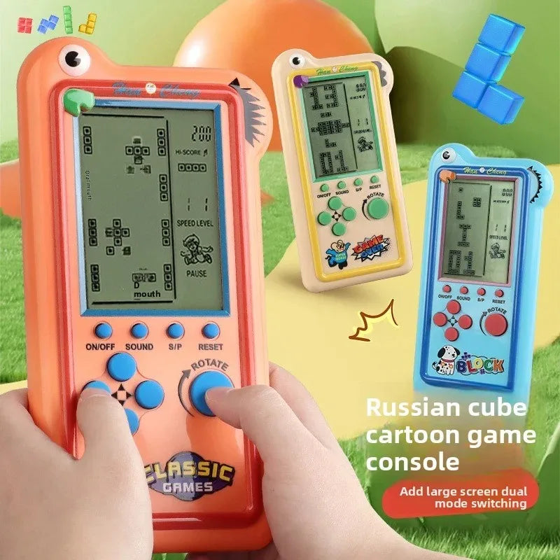 Large-screen Game Console Tetris Classic Puzzle Toy for Children