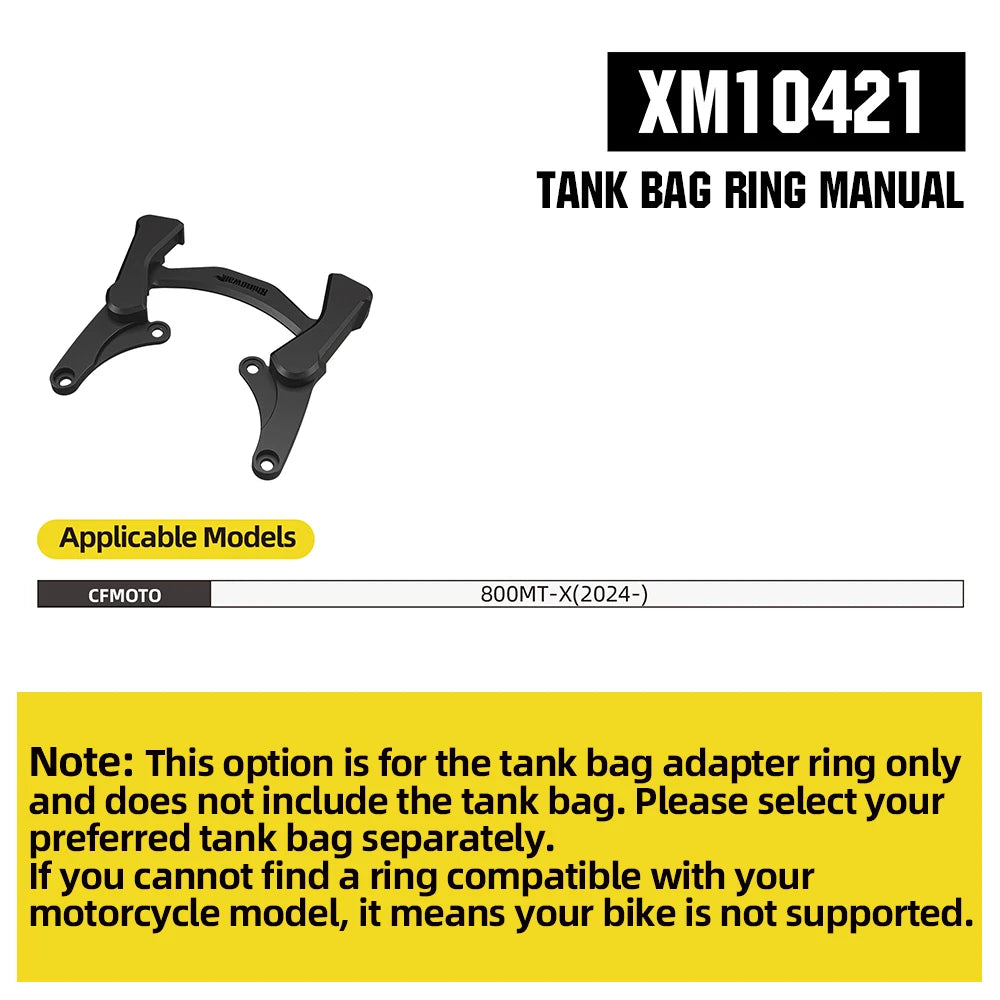 Rhinowalk 6.5L Magnetic Motorcycle Tank Bag Quick Release Rain Cover Universal