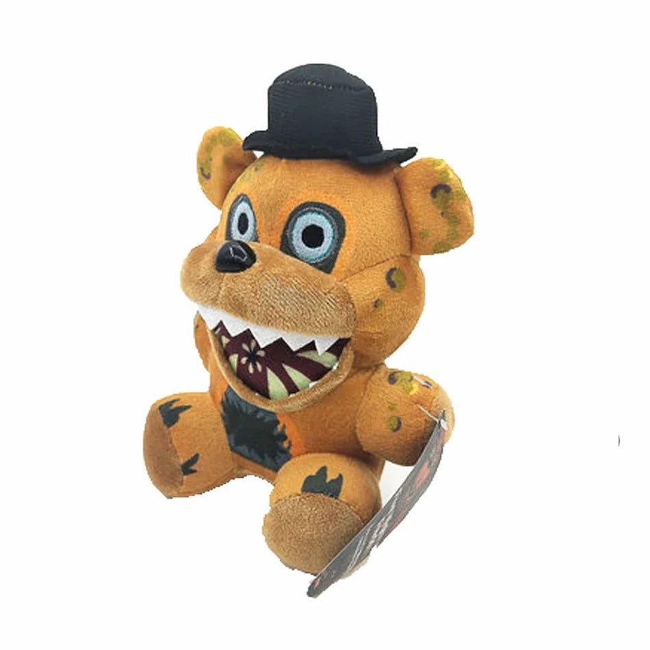 18CM FNAF Freddy Plush Toy Soft Stuffed Bear Game for Kids