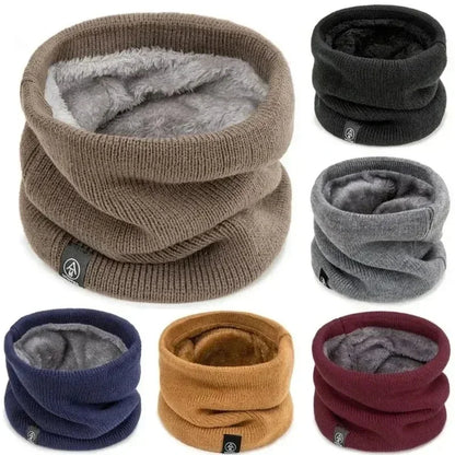 Men Face Cover Neck Warmer Scarf Winter Thermal Fleece for Women Ski