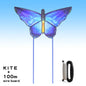 Butterfly Kites Red 100m String for Adults and Kids Outdoor Flying