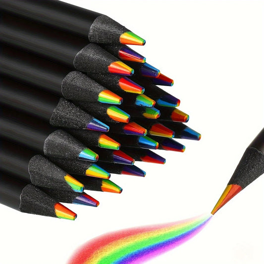 48Pcs Soft Grip Kids Colouring Pencils 3.3mm Art Supplies