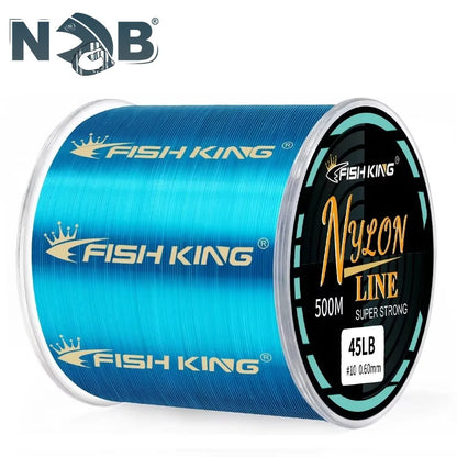 Monofilament Fishing Line 300M 0.50MM Nylon Carp Leaders Coated Wire