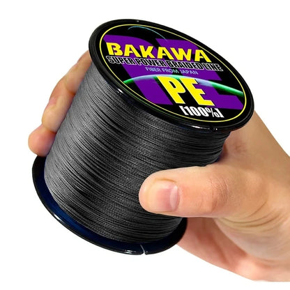 4 Strands Braided Fishing Line PE 100M 300M 500M 1000M Abrasion Resistant