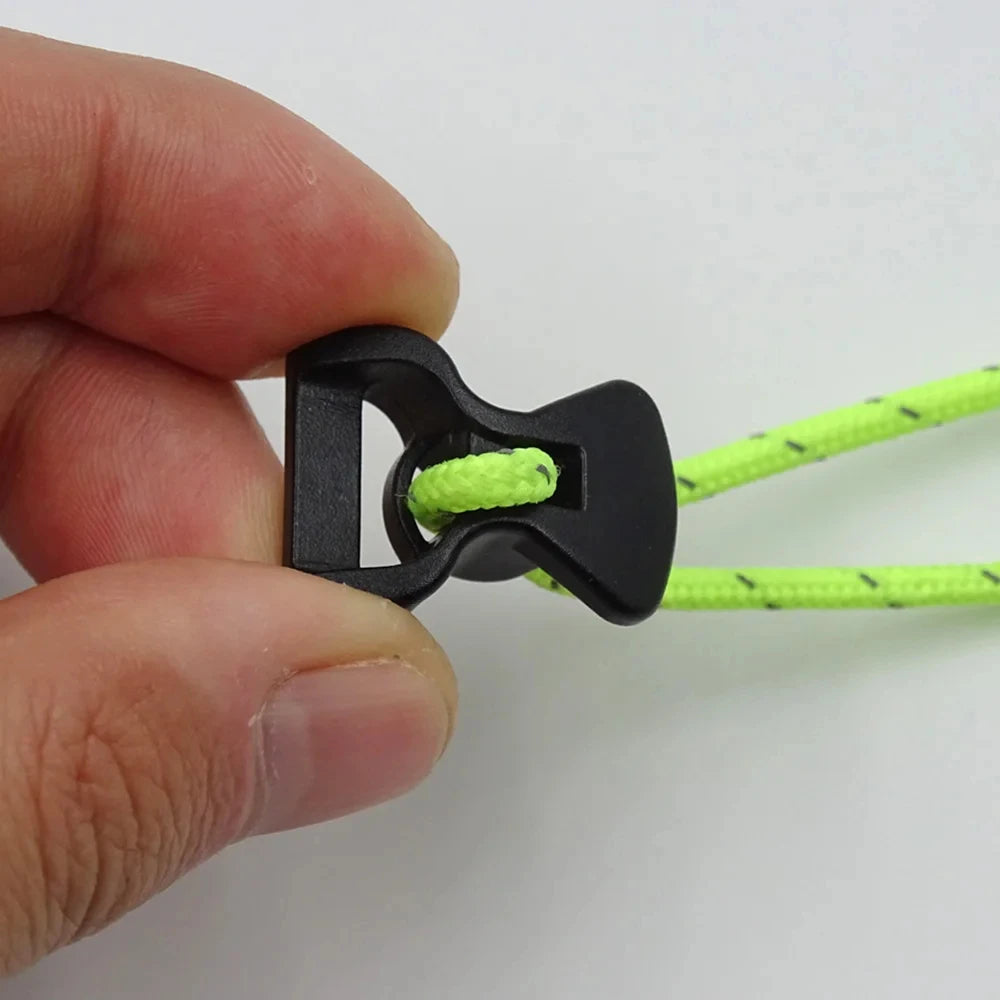10/30pcs Tent Guyline Adjusters Rope Tensioners for Camping Awning Tarp Canopy