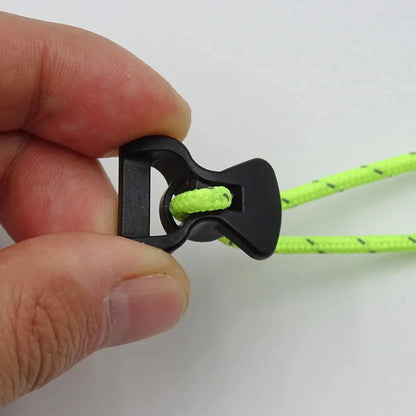 10/30pcs Tent Guyline Adjusters Rope Tensioners for Camping Awning Tarp Canopy