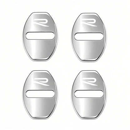 4Pcs Car Door Lock Cover Protective Buckle Sticker for VW Golf MK6