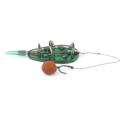 6pcs Fishing Ready-made Hook Links Carp Feeder Tackle Rigs