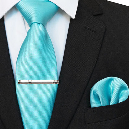 Suits Necktie Clip 8cm Mens Slim Solid Classic Wedding Party Ties