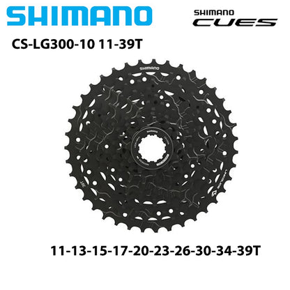 Shimano CUES Linkglide 10-Speed Cassette CS-LG300-10 / CS-LG400-10 11-39T to 11-48T