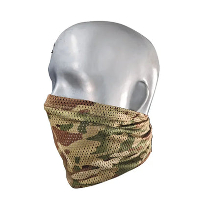 Neck Gaiter Mesh Face Bandana Breathable Scarf for Cycling Hiking Camping