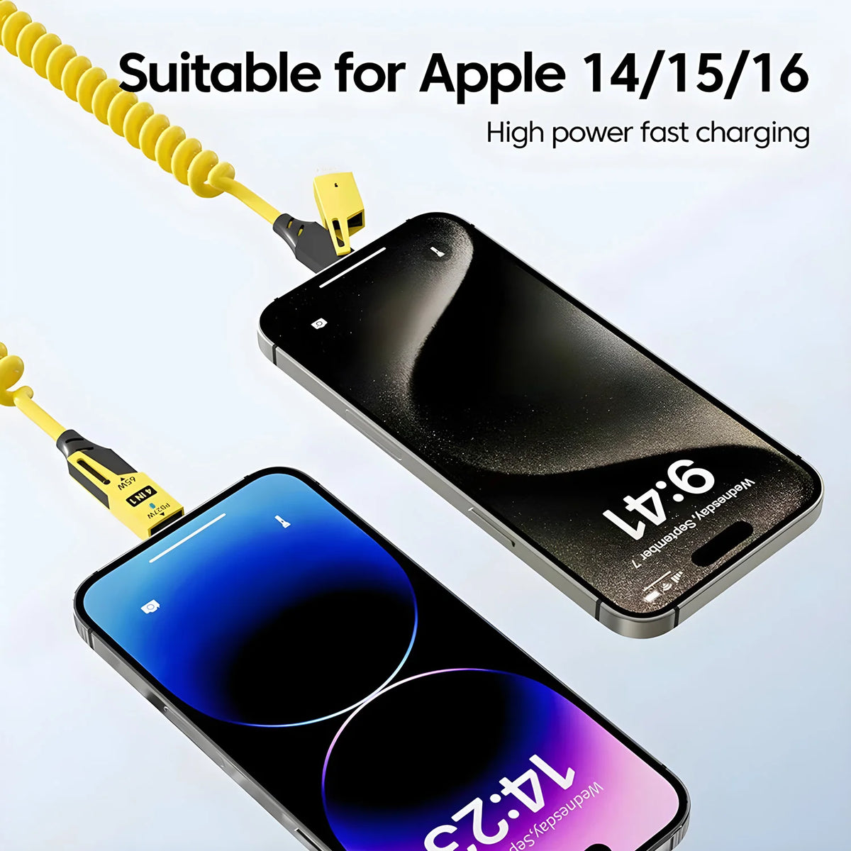 65W USB Cable Fast Charging PD for iPhone Samsung 6A Data Charger