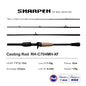 PURELURE SHARPEN Travel Rod XF/MF Action Spinning Casting Rod w/ FUJI Parts