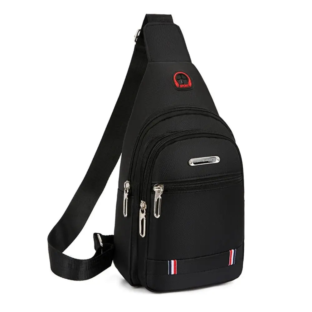Men Messenger Bag Waterproof Oxford Crossbody Travel Shoulder Bag Large Capacity