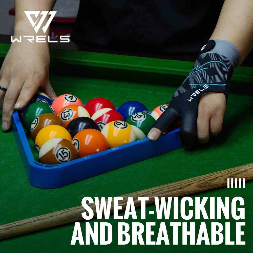 1PC Billiard Left Hand Glove Three Finger Snooker Pool Cue Accessory