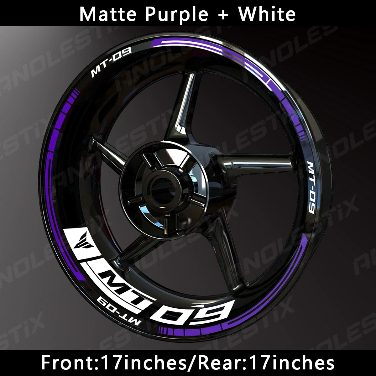 Reflective Motorcycle Wheel Sticker Hub Decal Rim Stripe Tape for YAMAHA MT-09