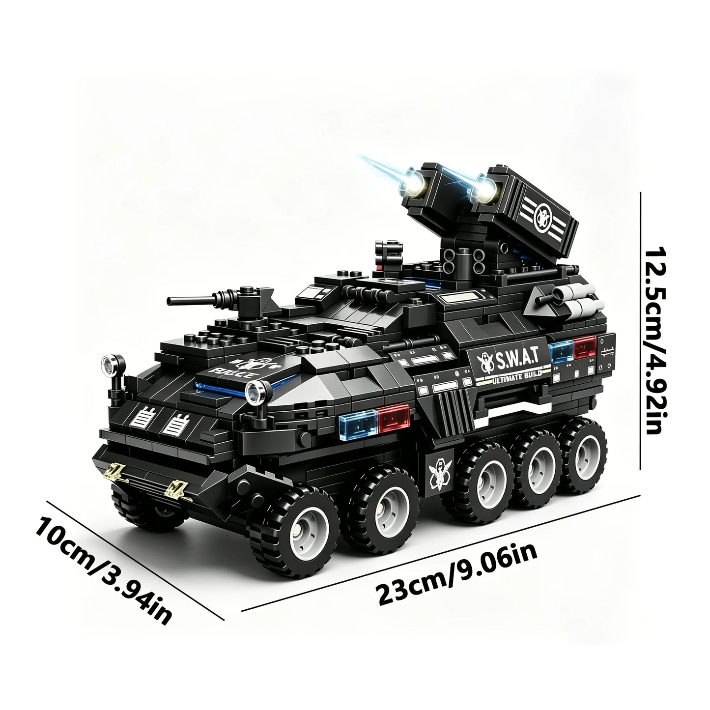 717 Special Police Vehicle Building Blocks Model Urban Army Theme