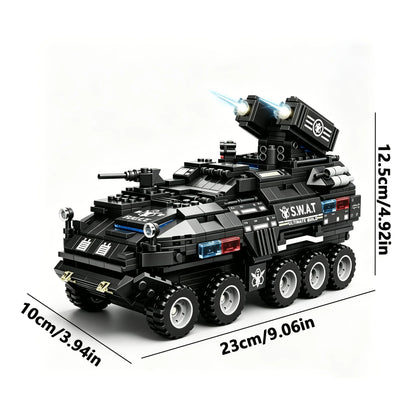 717 Special Police Vehicle Building Blocks Model Urban Army Theme