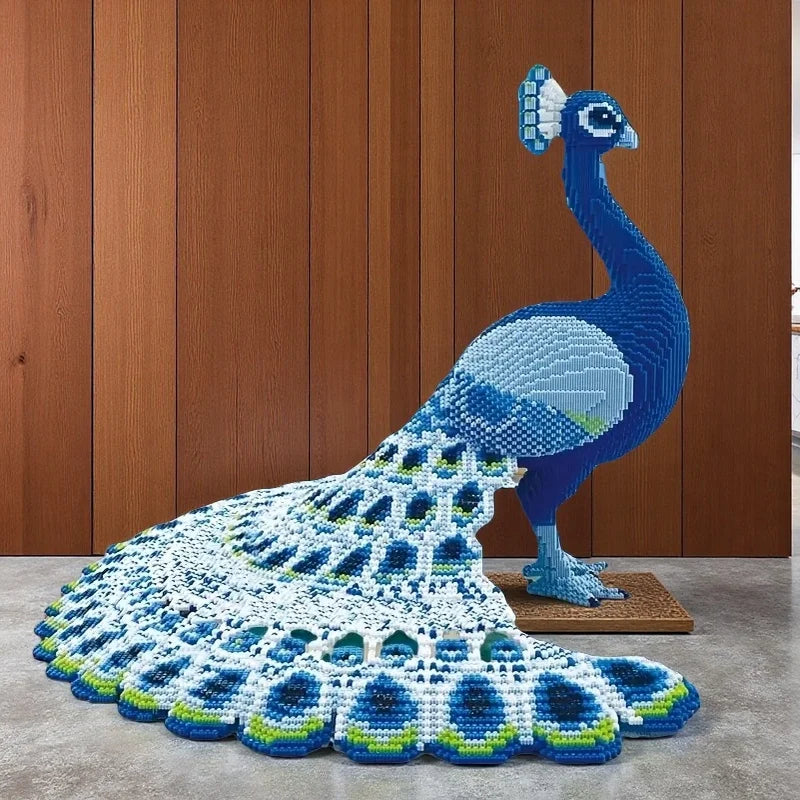 Blue Peacock Building Blocks 5684Pcs DIY Gifts for Christmas & Parties