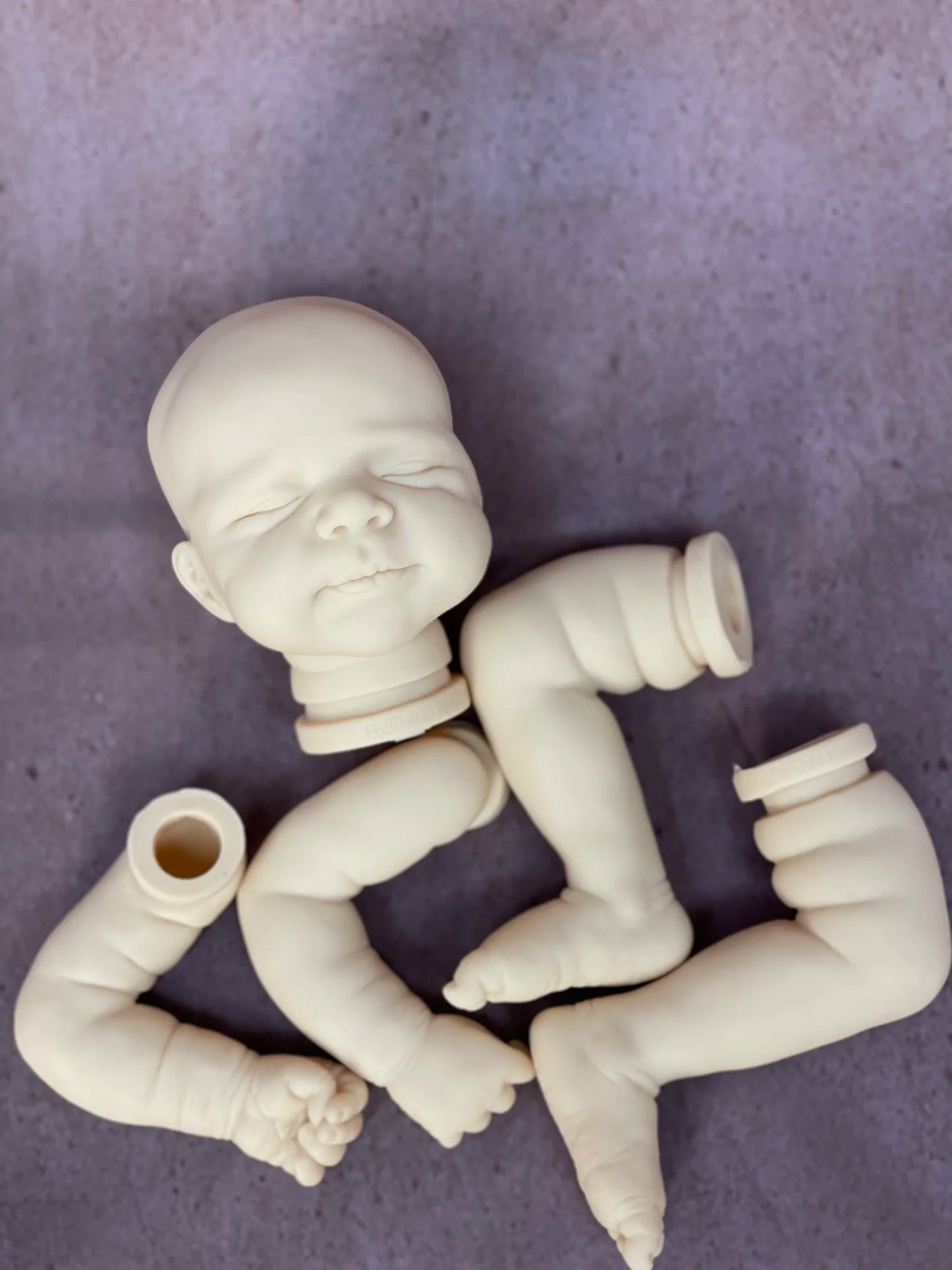 48cm Reborn Baby Doll Kit Pascale 3D Painted Skin Visible Veins Soft Touch