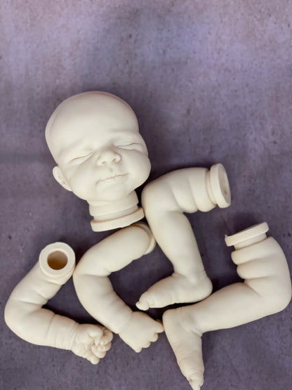 48cm Reborn Baby Doll Kit Pascale 3D Painted Skin Visible Veins Soft Touch