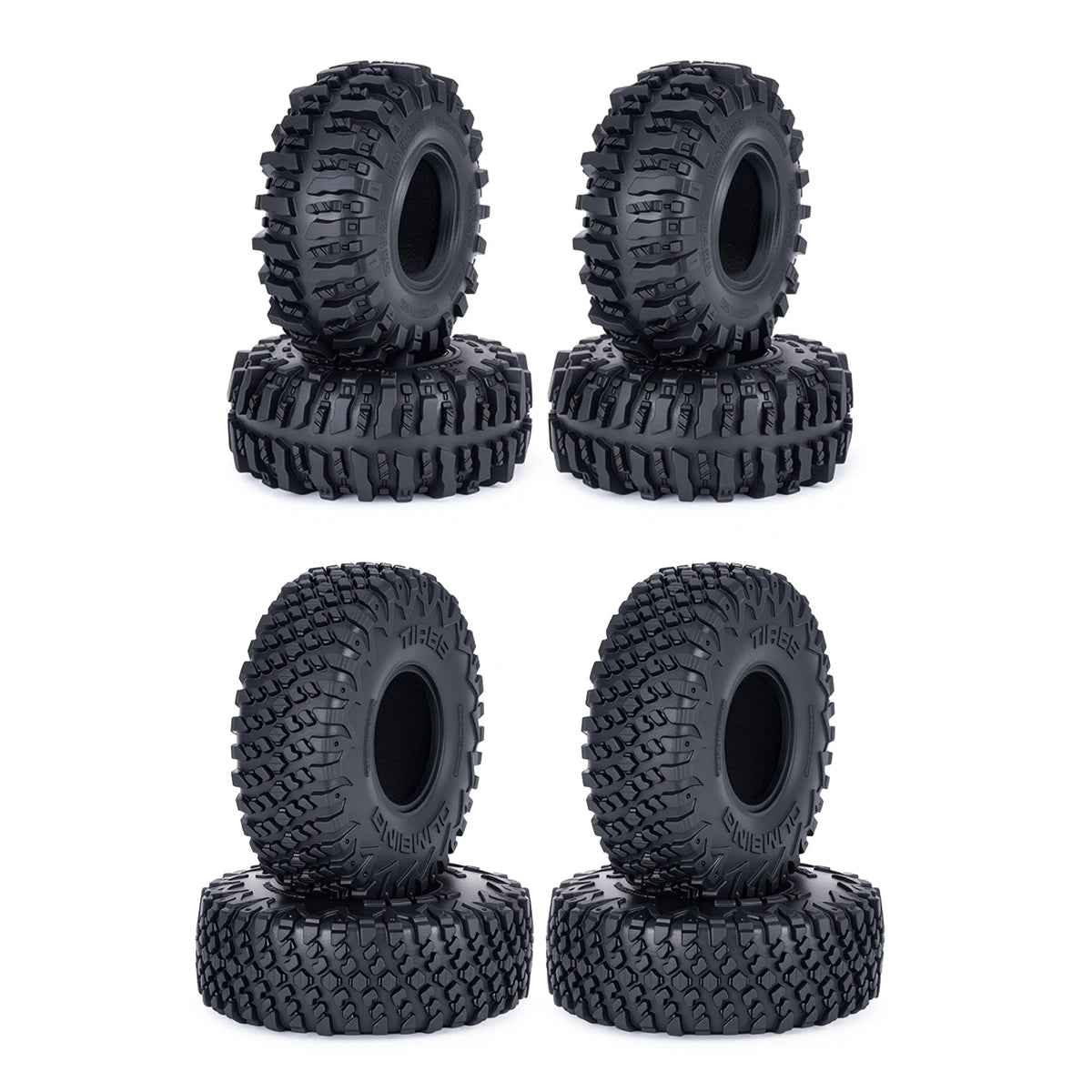 1.0in Sticky Soft RC Crawler Tyres 1/24 1/18 SCX24 FCX24 FCX18 TRX4M
