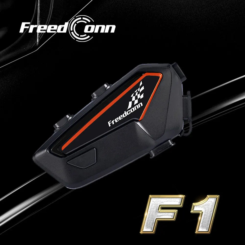 Freedconn Motorcycle Helmet Bluetooth Headset CVC Noise Cancellation IP67