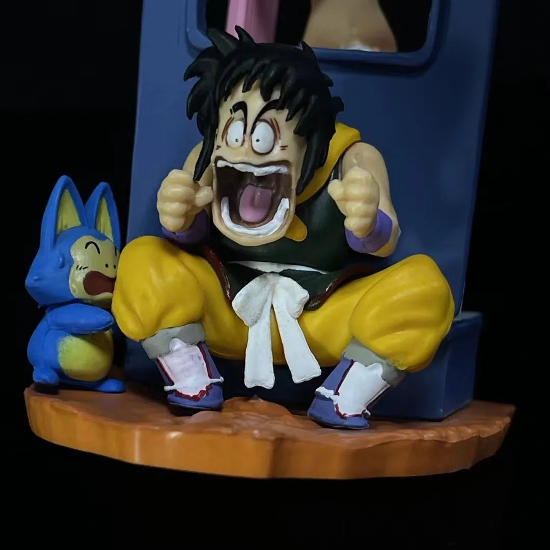 9cm Dragon Ball Z Puar Figure Yamcha Bulma PVC Action Statue Collectible Model Gift
