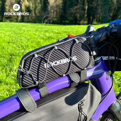 ROCKBROS Waterproof Reflective Front Top Tube Frame Bag Ultralight Bicycle Cycling Gear