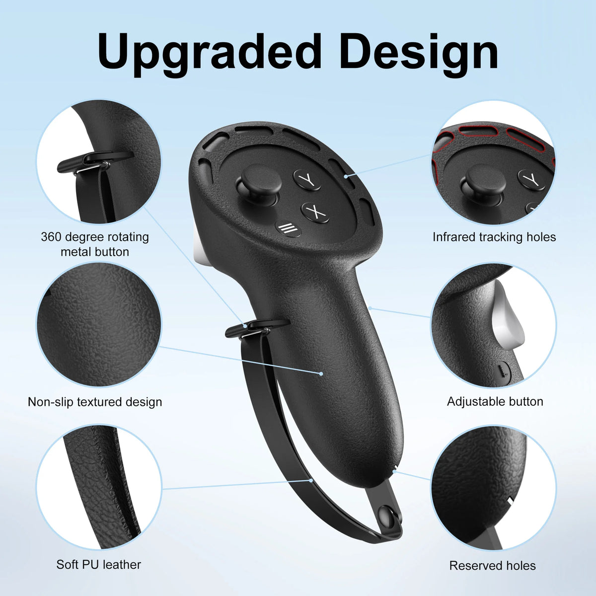 Silicone Case for Meta Quest 3S VR Lens Cover Protector Accessories