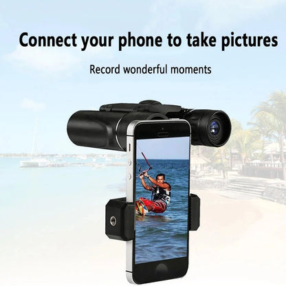 500x25 HD Zoom Binoculars Folding Long Distance Hunting Camping Outdoor Optics