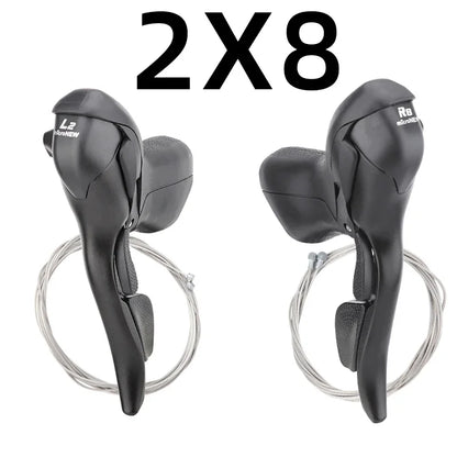 MicroNEW Road Bike Shifter Brake Lever 2x7–10 3x7–10 Speed Shimano - EXPROTAS
