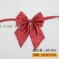 Women Butterfly Bow Ties Solid Silk Necktie Formal Accessory for Events