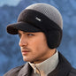 Ear Protection Dual-Tone Knit Baseball Cap for Outdoor Activities