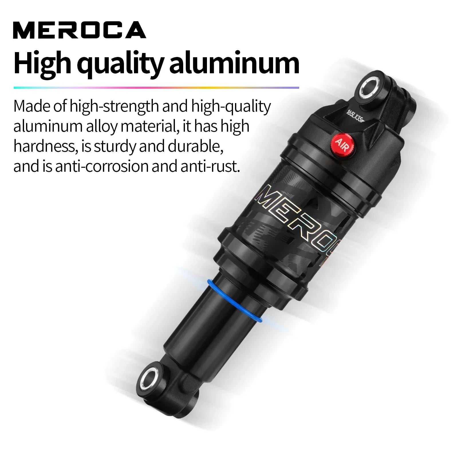 MEROCA Adjustable Rear Air Shock MTB Bicycle 125/150/165/190mm - EXPROTAS