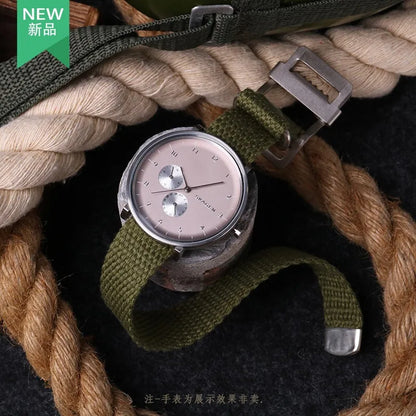 22mm Watch Strap Nato for Rolex Submariner Vintage Military Canvas