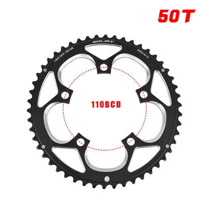 GOLDIX 110BCD 50/34T Double Chainring Road Bike Ultralight Chainwheel