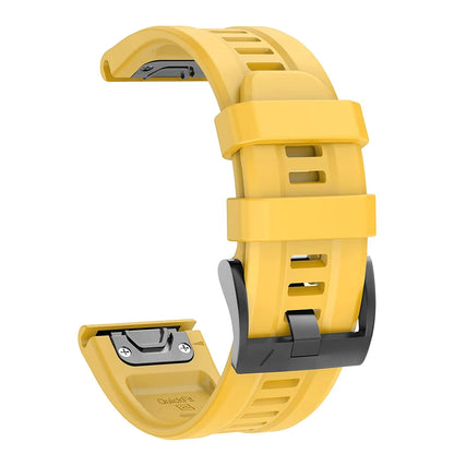 Fit Silicone Strap for Garmin Fenix 7 6X Pro 22mm 26mm Quickfit Band
