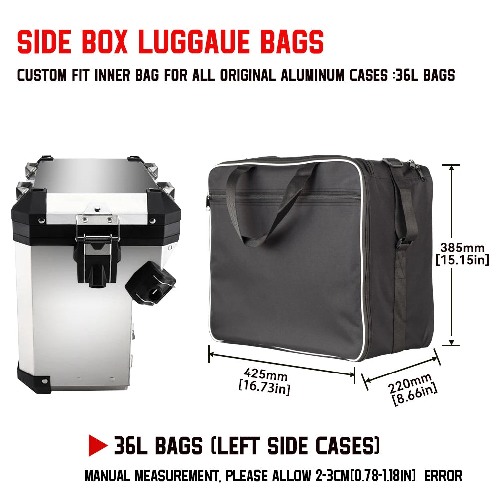 Motorcycle Bag Inner Bags for BMW R1200GS F800GS R1250GS Luggage