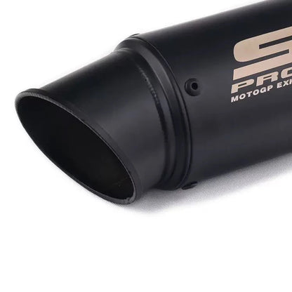 51/60mm Motorcycle Exhaust Pipe | Straight-Through Muffler for Honda/Yamaha