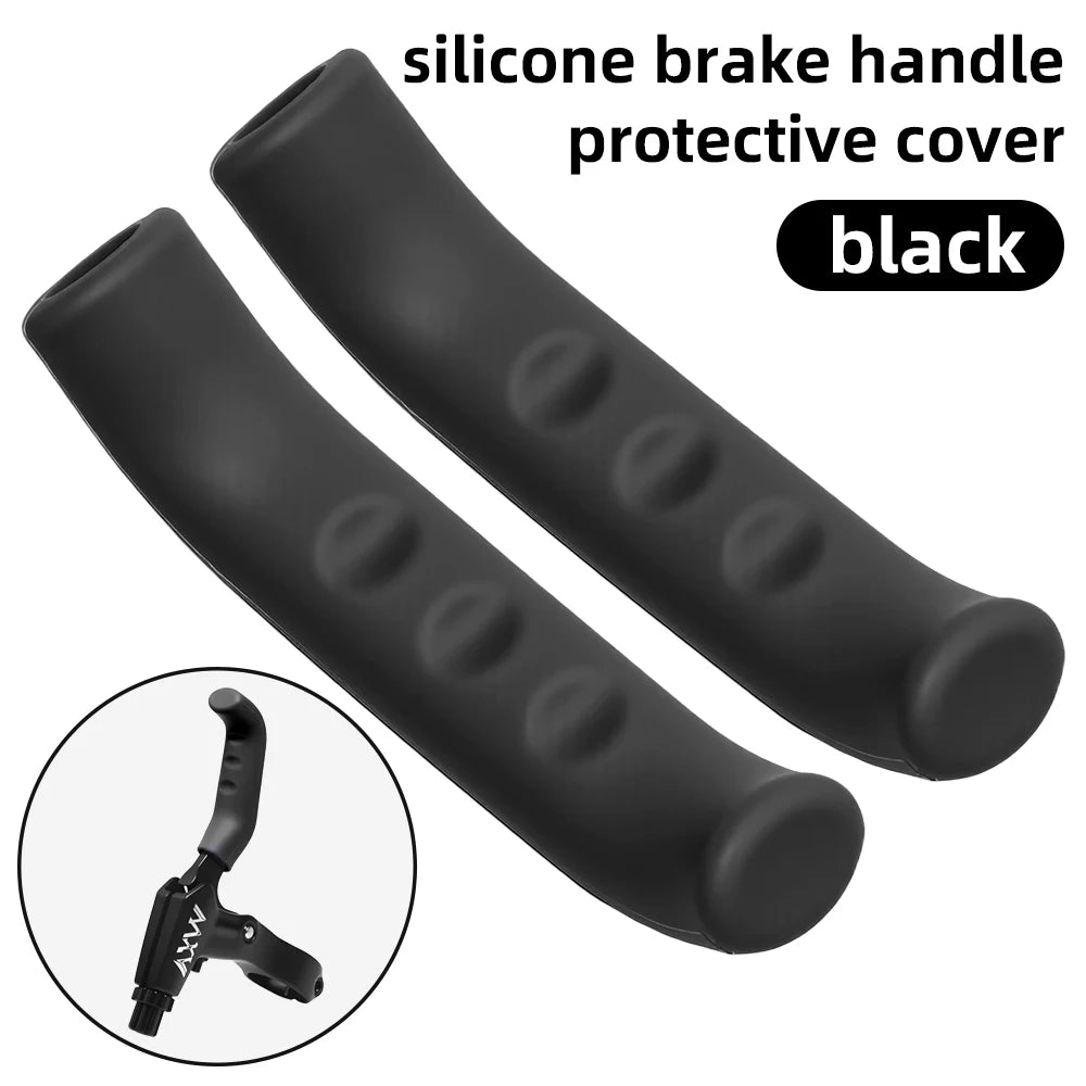 2Pcs Brake Handle Cover Grips Silicone Mountain Bike Handlebar Accessories
