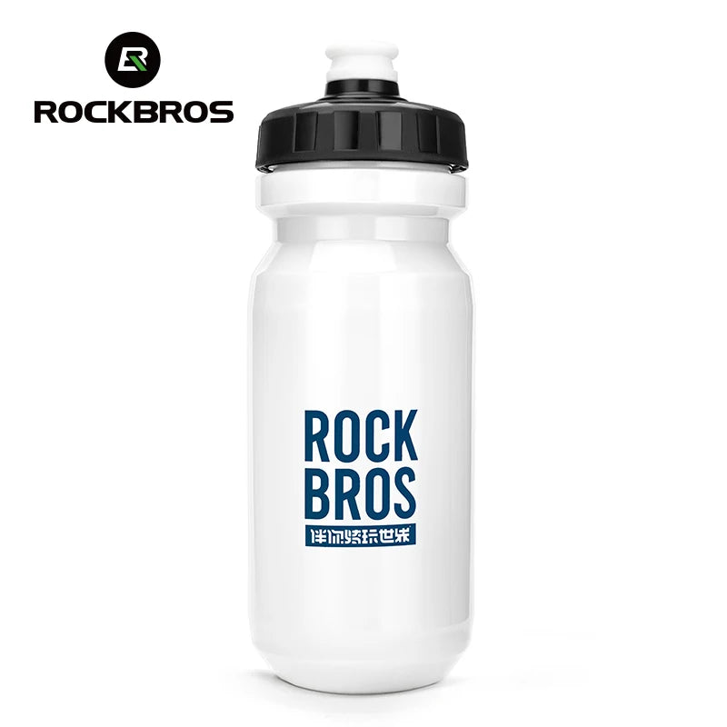 ROCKBROS Bicycle Water Bottle 600ml PP Sports Cycling Squeeze Cup Outdoor Hiking
