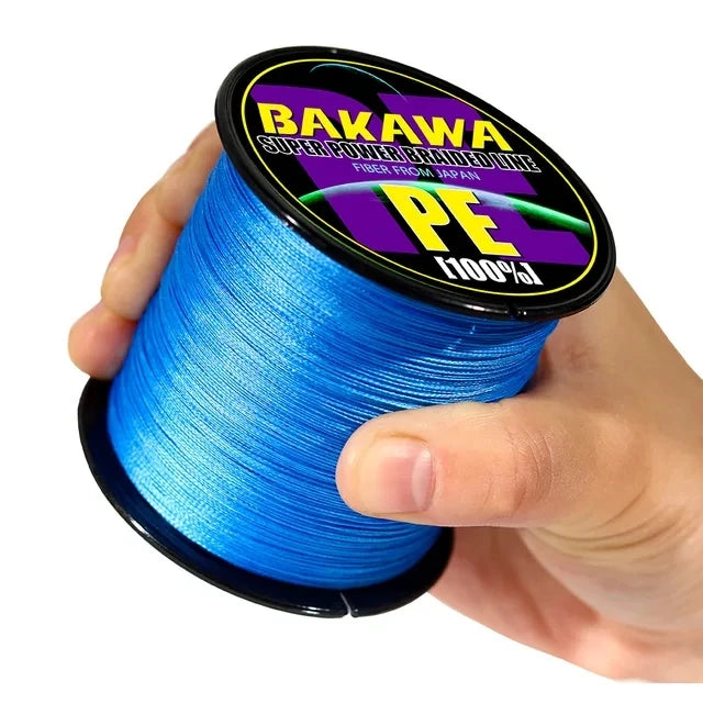 4 Strands Braided Fishing Line PE 100M 300M 500M 1000M Abrasion Resistant