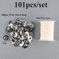 Candle Wicks Pre Waxed with Sustainers Long Tabbed for Craft Making 100pcs
