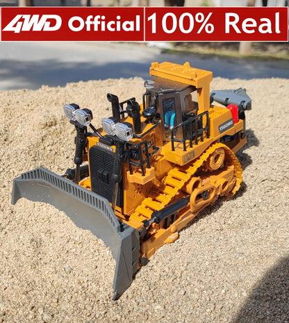 4WD RC Remote Control Excavator Truck Crawler Bulldozer Toy Vehicle