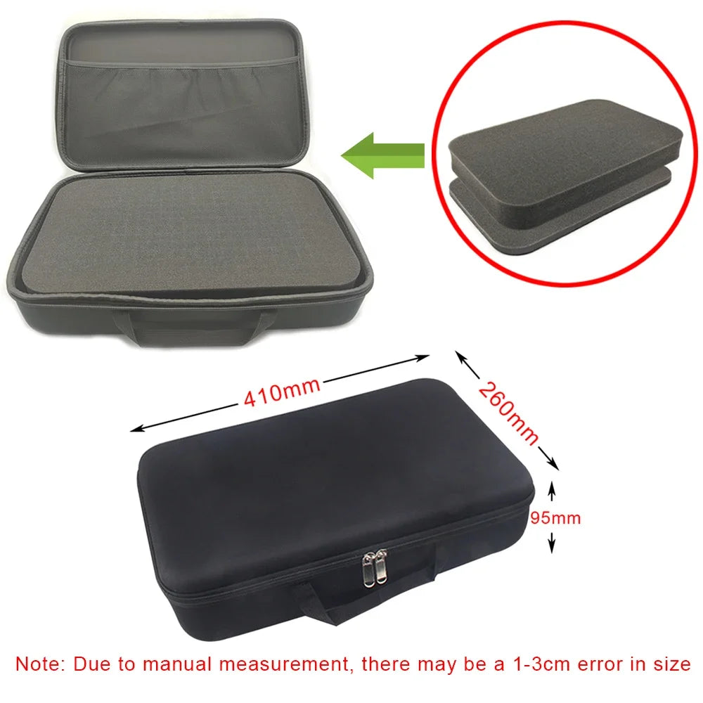 DIY Foam Hard Carry Case Storage Box Travel Zipper Bag Tool Accessories Camera
