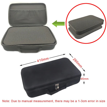 DIY Foam Hard Carry Case Storage Box Travel Zipper Bag Tool Accessories Camera